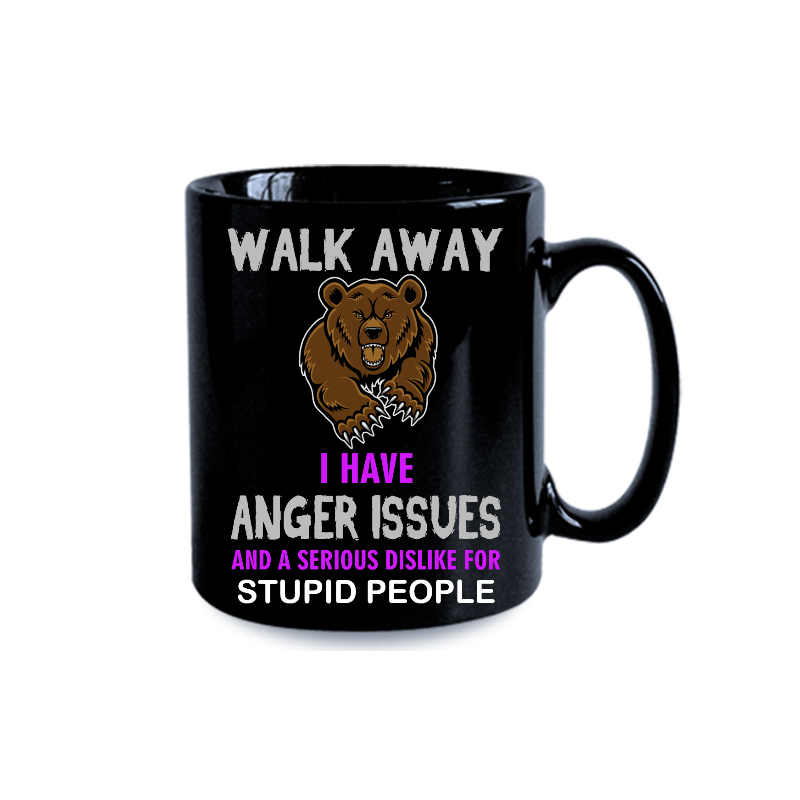 Mug - Anger Issues - Grizzly