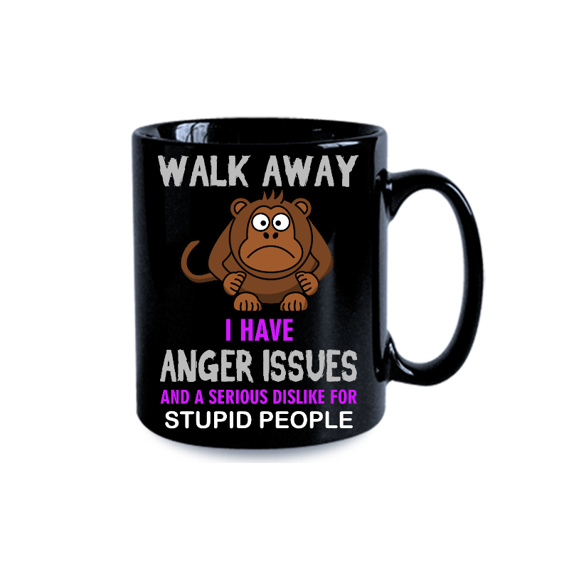 Mug - Anger Issues - Monkey