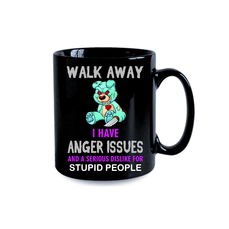 Mug - Anger Issues - Teddy