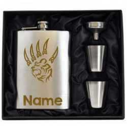 8 oz Hip Flask Gift Set