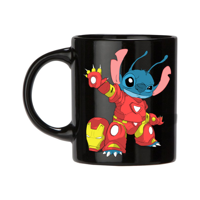Disney mug ironman stitch