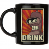 Mmug futurama bender drink