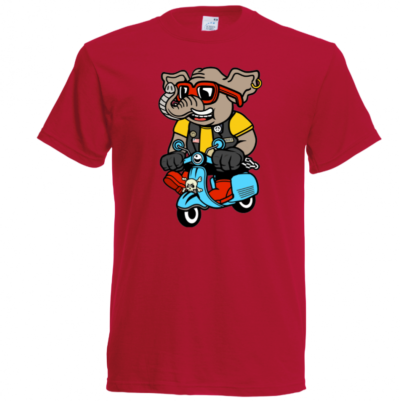 Standard Fit T-Shirt - Scooter Elepahant