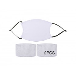 2 LAYER NON MEDICAL FACE MASKS WITH CARBON FILTERS