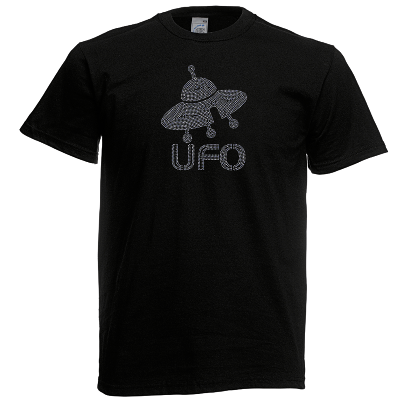 T Shirt - Rhinestone choice UFO