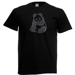 T Shirt - Rhinestone choice Panda