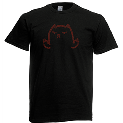 T Shirt - Rhinestone choice Tommy Cat