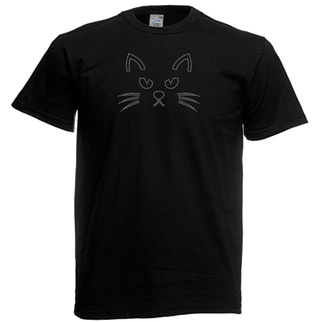 T Shirt - Rhinestone choice Cat 2