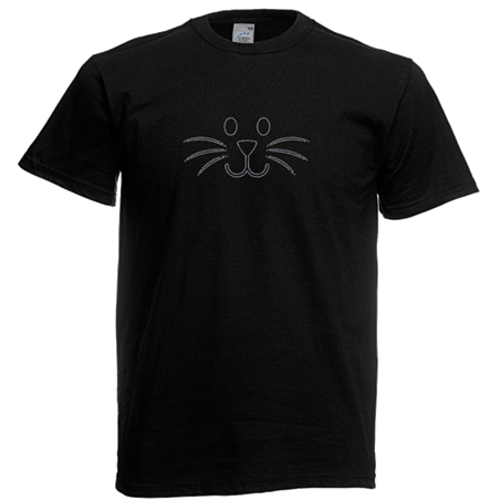 T Shirt - Rhinestone choice Cat 3