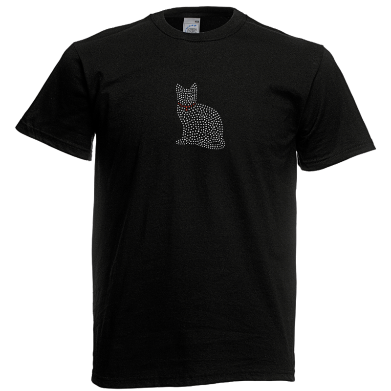 T Shirt - Rhinestone choice Cat 4