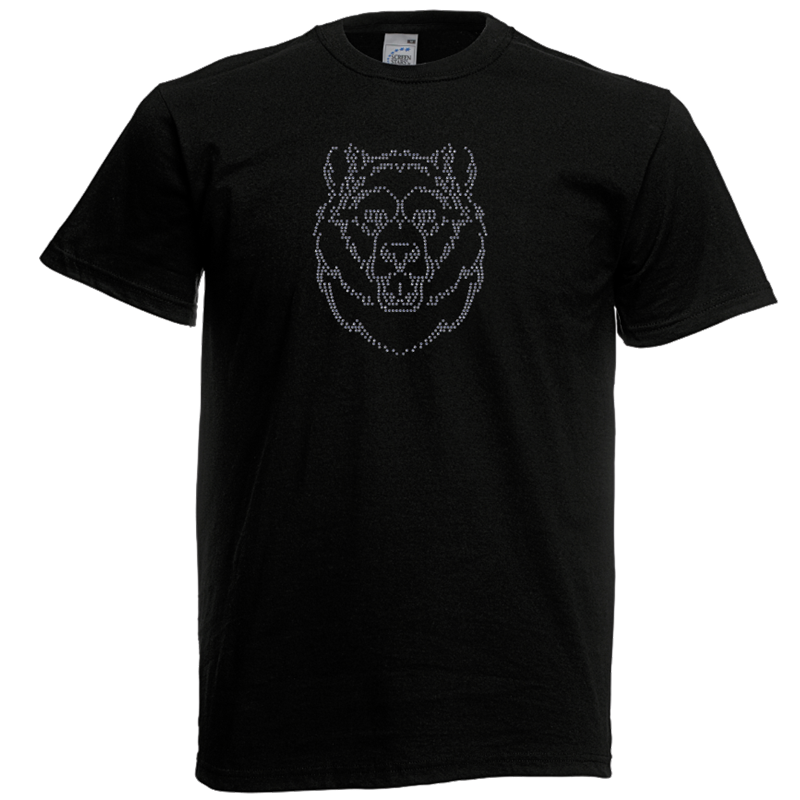 T Shirt - Rhinestone choice Bear