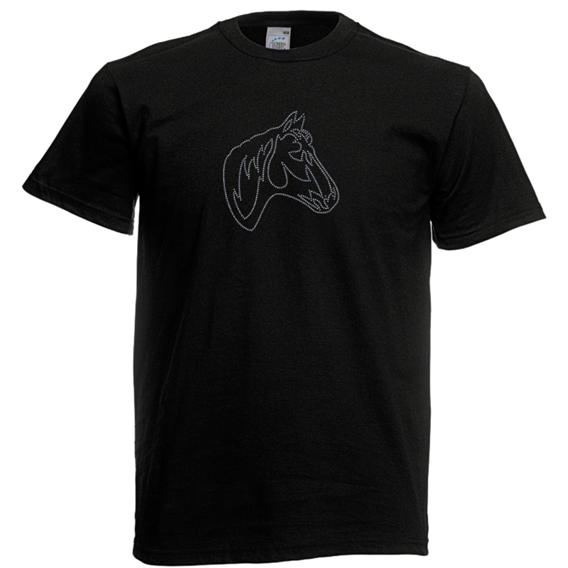 T Shirt - Rhinestone choice Horse 3