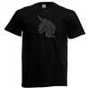T Shirt - Rhinestone choice Geo Unicorn