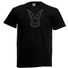 T Shirt - Rhinestone choice Geo Rabbit