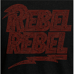 T Shirt - Rhinestone choice Rebel Rebel