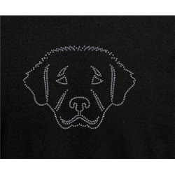 T Shirt - Rhinestone choice Dog