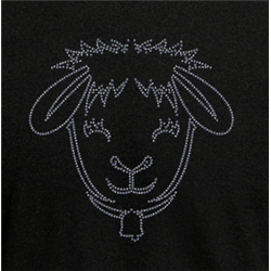 T Shirt - Rhinestone choice Sheep
