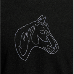 T Shirt - Rhinestone choice Horse 3