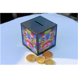 Cube Money Box - Blank 