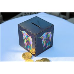 Cube Money Box - Blank 