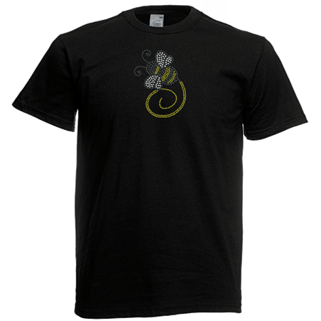 T Shirt - Rhinestone Bee