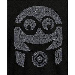 T Shirt - Rhinestone choice Minion