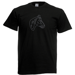 T Shirt - Rhinestone choice Horse 3