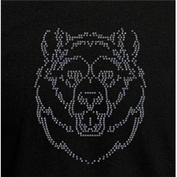 T Shirt - Rhinestone choice Bear