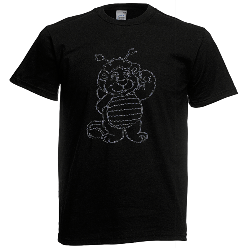 T Shirt - Rhinestone choice Bumble Lion