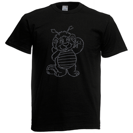 T Shirt - Rhinestone choice Bumble Lion