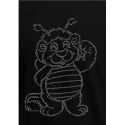 T Shirt - Rhinestone choice Bumble Lion