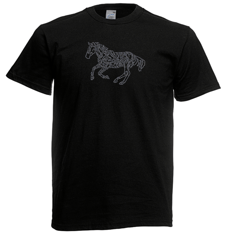 T Shirt - Rhinestone choice Horse 1