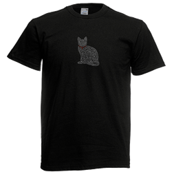 T Shirt - Rhinestone choice Cat 4