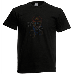 T Shirt - Rhinestone Mario