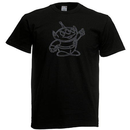 T Shirt - Rhinestone choice Alien