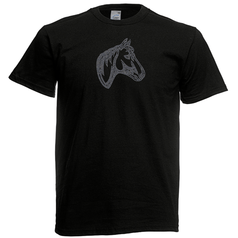 T Shirt - Rhinestone choice Horse 2