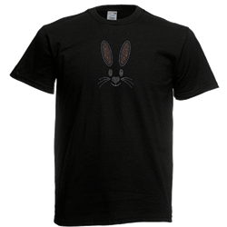 T Shirt - Rhinestone Bunny