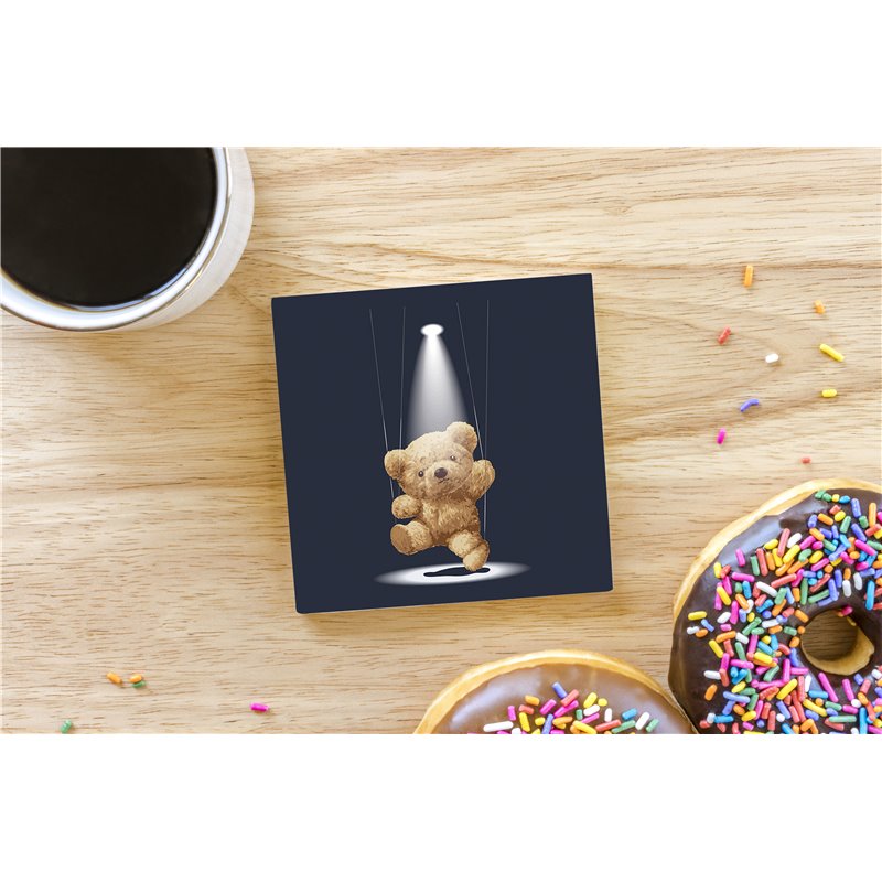 Teddy Bear TB(17) Ceramic Coaster - 10cm