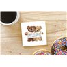 Teddy Bear TB(24) Ceramic Coaster - 10cm