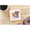 Teddy Bear TB(25) Ceramic Coaster - 10cm