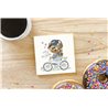 Teddy Bear TB(29) Ceramic Coaster - 10cm