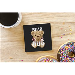 Teddy Bear TB(33) Ceramic Coaster - 10cm
