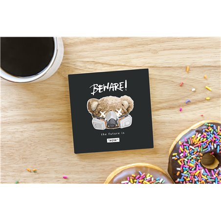 Teddy Bear TB(34) Ceramic Coaster - 10cm