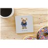 Teddy Bear TB(38) Ceramic Coaster - 10cm