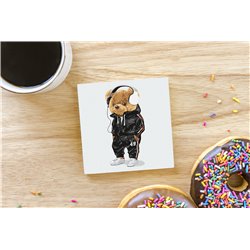 Teddy Bear TB(41) Ceramic Coaster - 10cm