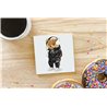 Teddy Bear TB(41) Ceramic Coaster - 10cm