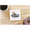Teddy Bear TB(49) Ceramic Coaster - 10cm