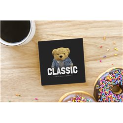 Teddy Bear TB(50) Ceramic Coaster - 10cm