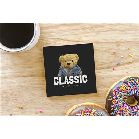 Teddy Bear TB(50) Ceramic Coaster - 10cm