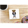 Teddy Bear TB(54) Ceramic Coaster - 10cm